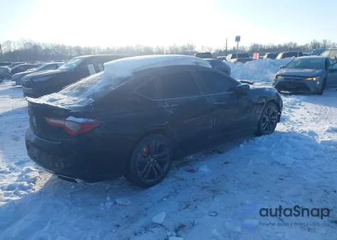 2022 Acura Tlx A-Spec Package из США, поврежденный, VIN 19UUB6F56NA003862